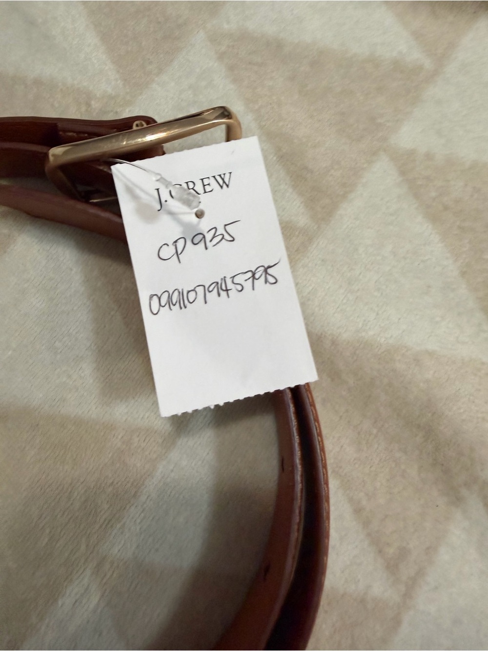 J crew XS/S Square-buckle trouser belt - Picture 3 of 4